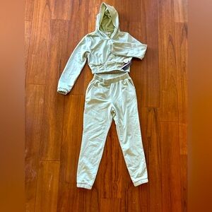 Sage green jogger set
